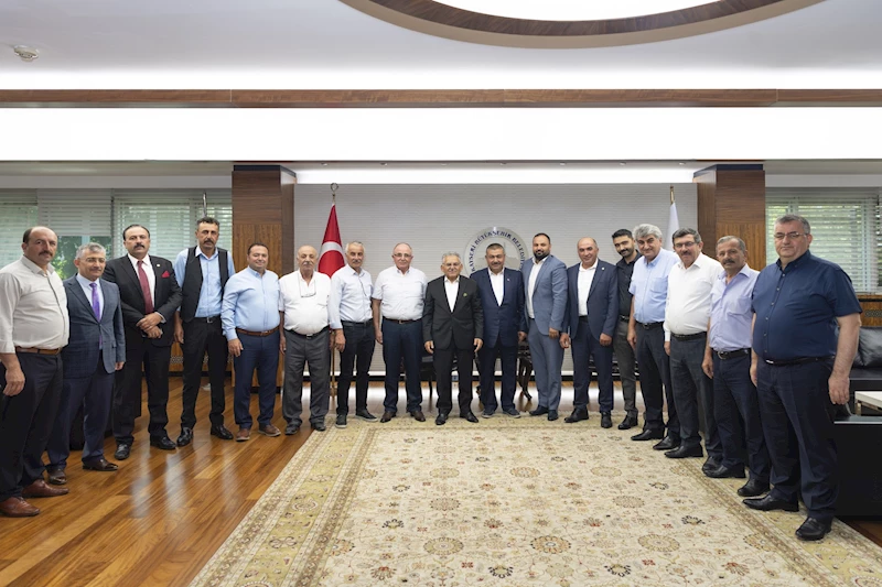 Ziraat Odası Başkanlarından Başkan Büyükkılıç’a “Teşekkür” Ziyareti