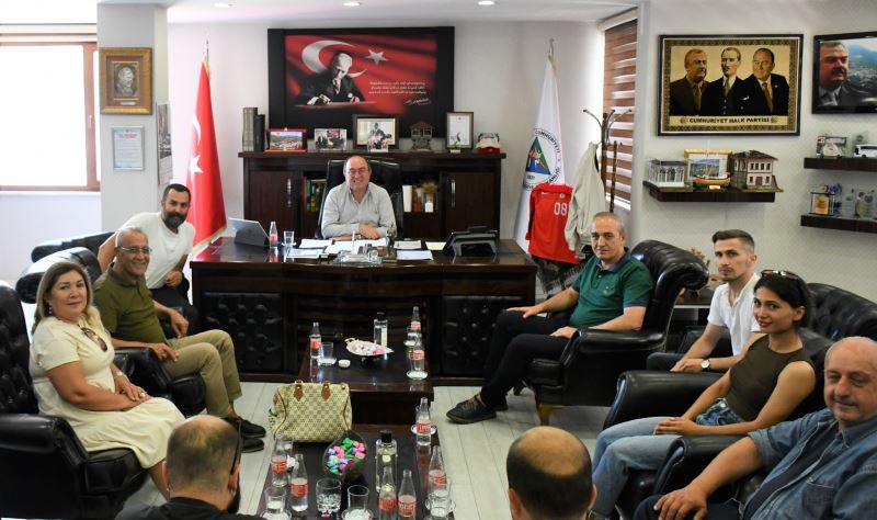 TFFHGD GENEL BAŞKANI DR. ABDURRAHMAN ARICI BAŞKAN ELÇİN’İ ZİYARET ETTİ