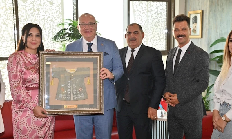 Azerbaycan’ın Şirvan Heyetinden Başkan Ergün’e Ziyaret