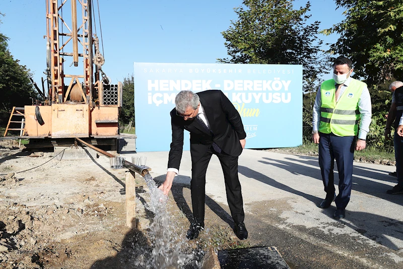 Başkan Yüce “10 ilçede 25 farklı noktada keşfettiğimiz yeni su kaynaklarını şehrimize kazandırıyoruz”