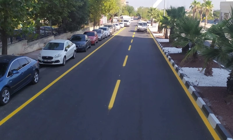 Yeni Adliye Yolunda Yol Çizgi ve Levha Çalışmaları da Tamamlandı