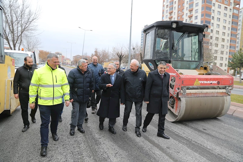 Başkan Büyükkılıç’tan 6 Milyon TL’lik Asfalt Yenileme Çalışmalarına Yakın Takip