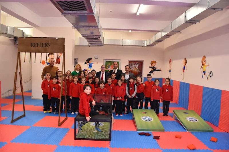 Minikler spor oyunlarını çok sevdi!