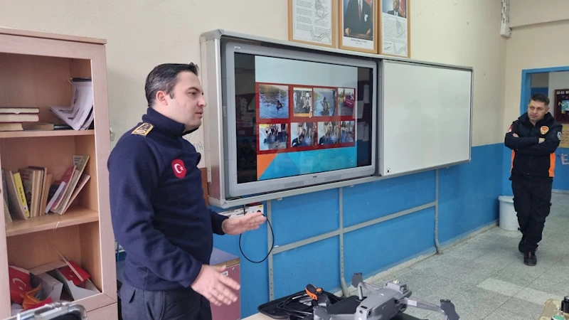 Büyükşehir İtfaiye Osmancalı’da Öğrencilerle Buluştu