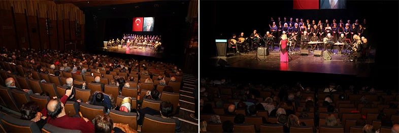 Büyükşehir Kadınlar Korosu ruhlara dokundu