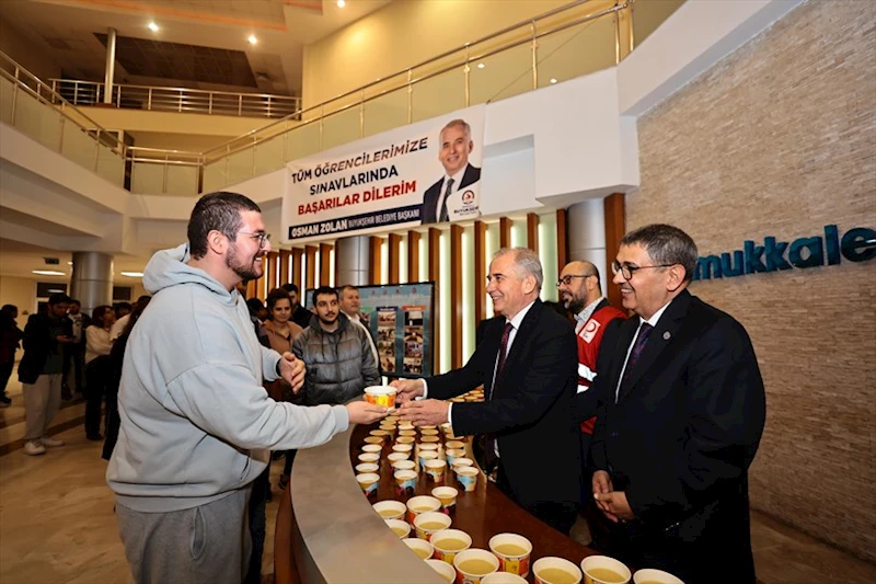 Başkan Zolan’dan üniversite öğrencilerine jest