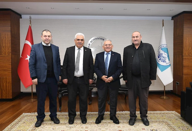 Başkan Büyükkılıç, Halk Otobüsçüleri Odası Yönetimini Ağırladı