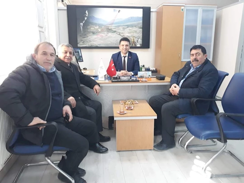 İlçemize Yeni Atanan Tapu Müdürümüz ve Altıntaş Noterimize Hayırlı Olsun Ziyareti...