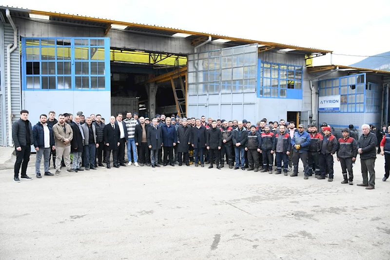 Başkan Vergili Cumayanı Sanayi Sitesi Esnafları ile Bir Araya Geldi