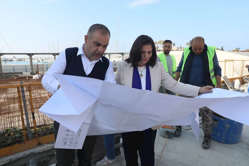 AYDIN BÜYÜKŞEHİR BELEDİYESİ KUŞADASI SAHİL ŞERİDİNİ DAHA MODERN HALE GETİRİYOR