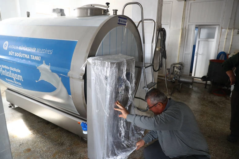 Mahalleli sütünü daha iyi şartlarda muhafaza edecek