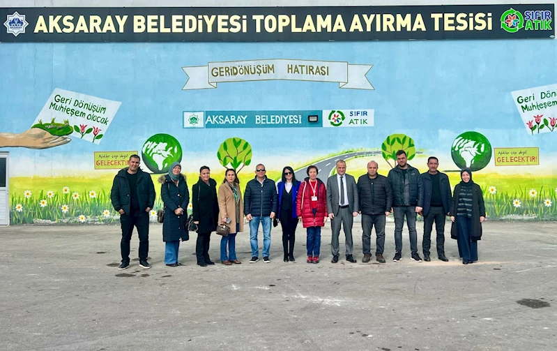 AKSARAY BELEDİYESİ ATIK TOPLAMA AYIRMA TESİSİ ERASMUS EĞİTİM PROGRAMINDA ÖRNEK PROJELER ARASINDA YER ALDI