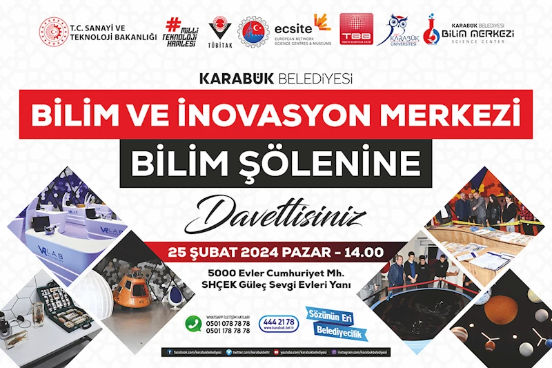 Bilim Şölenine Davetlisiniz