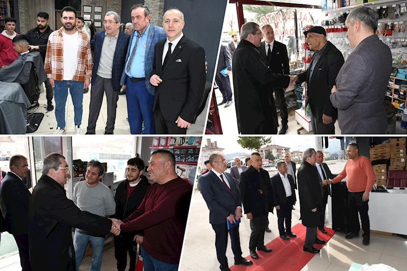 Başkan Vergili’den 100. Yıl Mahallesi Esnaflarına Ziyaret