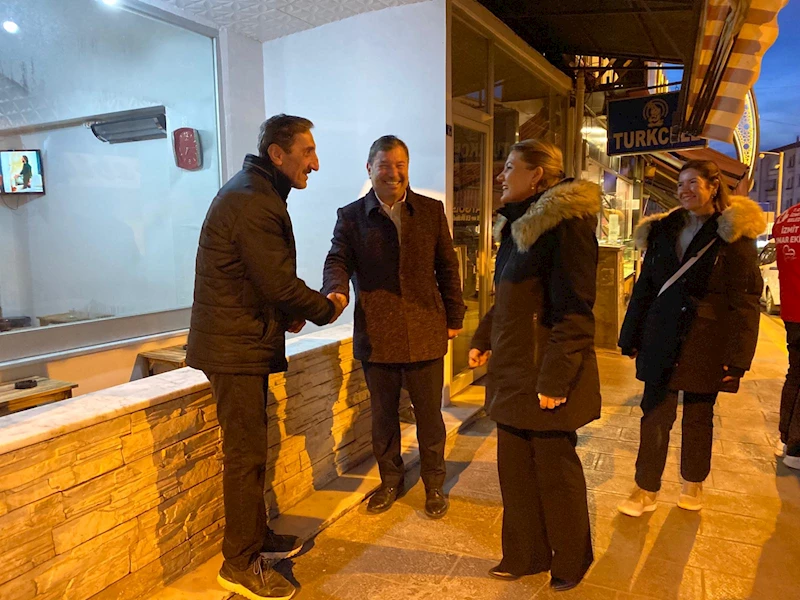 BAŞKAN HÜRRİYET, KURUÇEŞME’DE EMEKÇİLERİ ZİYARET ETTİ