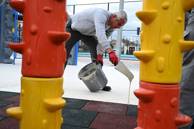 Çamyuva Mahallesi’nde park çalışması