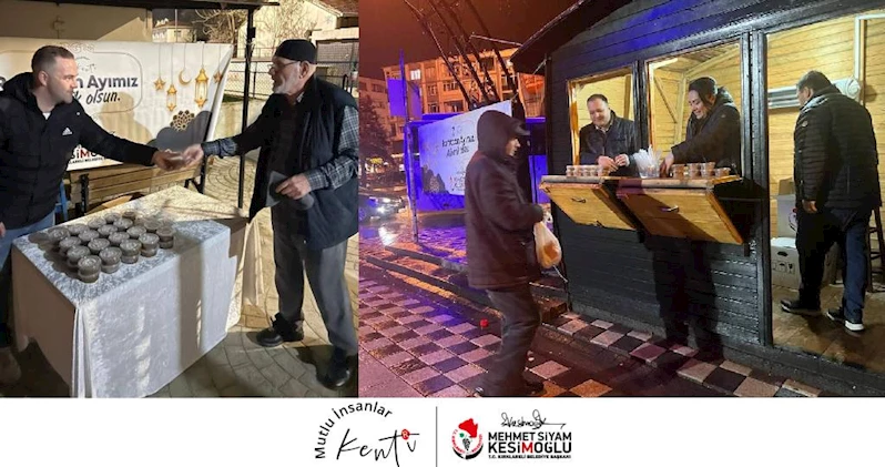 Kırklareli Belediyesi’nin helva ikramı Ramazan boyunca devam edecek