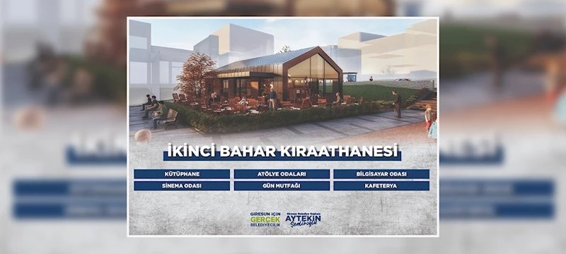 YAŞLILARIMIZ İÇİN “İKİNCİ BAHAR KIRAATHANESİ” PROJESİ