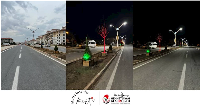 Kazım Karabekir Caddesi ışıl ışıl