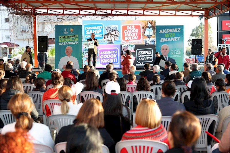 AKDENİZ BELEDİYE BAŞKANI GÜLTAK; “İŞÇİ KIYIMI YAPAN BAŞKANLARDAN OLMADIM”
