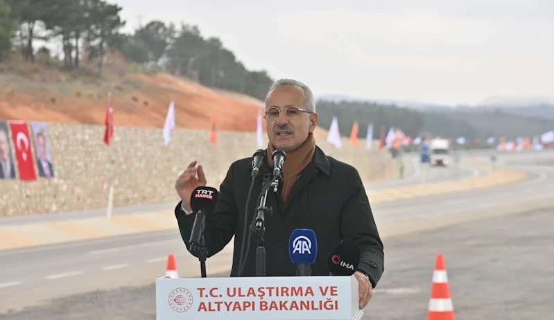 BURSA İLE BİLECİK ARASI 51 DAKİKADAN 25 DAKİKAYA DÜŞTÜ