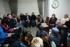 BAŞKAN TUTUK GÖNÜLLERE KONUK OLUYOR