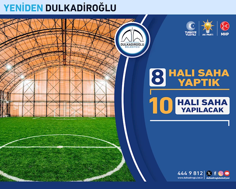 BAŞKAN OKAY’DAN GENÇLERE HALI SAHA VE DÜĞÜN SALONU MÜJDESİ