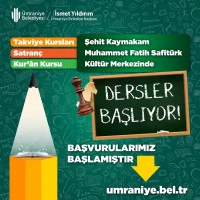 ŞEHİT KAYMAKAM MUHAMMET FATİH SAFİTÜRK KÜLTÜR MERKEZİ’NDE KURSLAR BAŞLIYOR