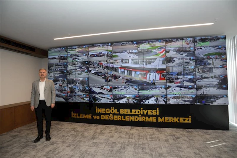 İnegöl Artık Bu Merkezden 7/24 İzlenecek