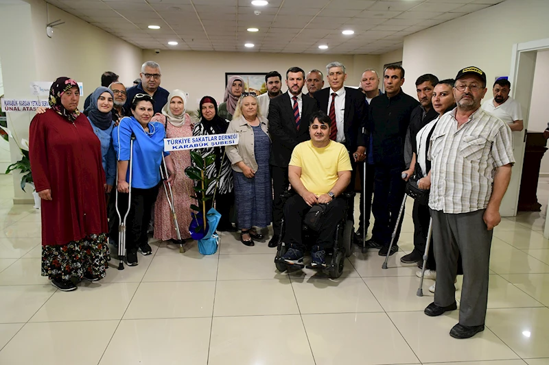 Türkiye Sakatlar Derneği Karabük Şubesinden Belediye Başkanımız Özkan Çetinkaya’ya Ziyaret