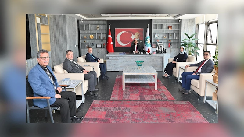 Rektör Kibar’dan Başkan Zeyrek’e Hayırlı Olsun Ziyareti