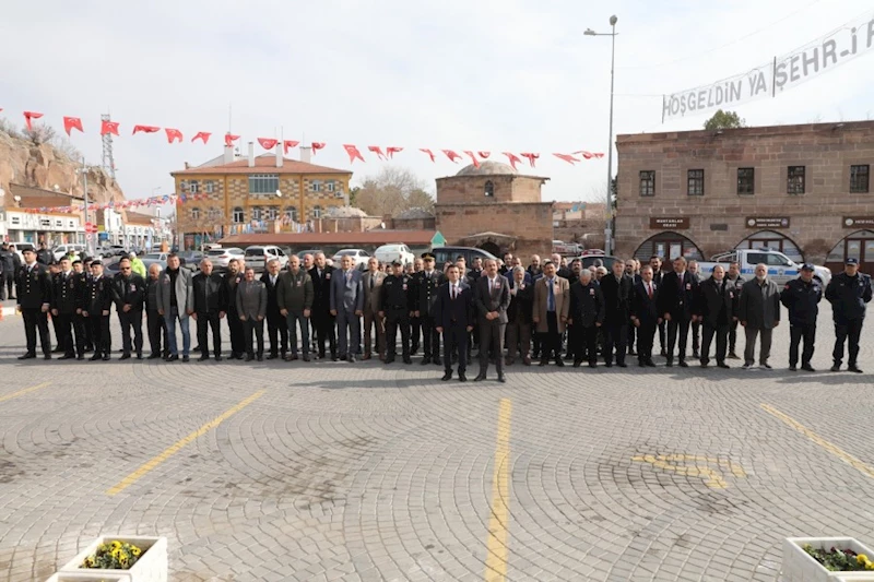 18 Mart Çanakkale Zaferi nedeniyle İlçemizde Belediye Başkanımız Sn. Av. Mustafa İlmek, İlçe Kaymakam Vekili Sn. Mustafa Çolak, İlçe protokolü, halkımız