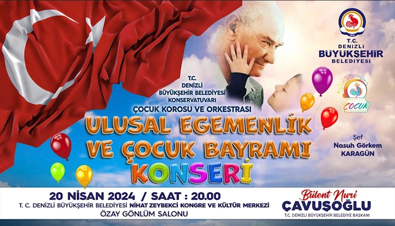 Denizli’de 23 Nisan coşkusu doya doya yaşanacak