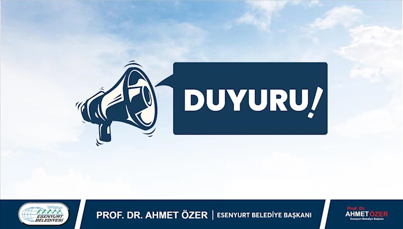 Esenyurt Belediye Başkanlığından İhale İptal İlanı