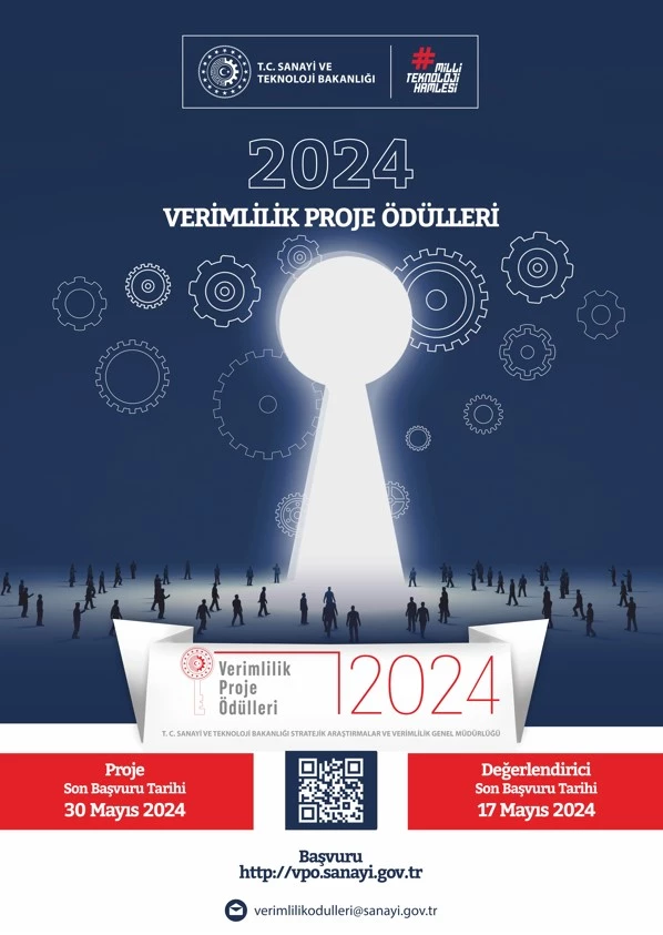 2024 Yılı Verimlilik Proje Ödülleri Başvuru Süreci Başlamıştır