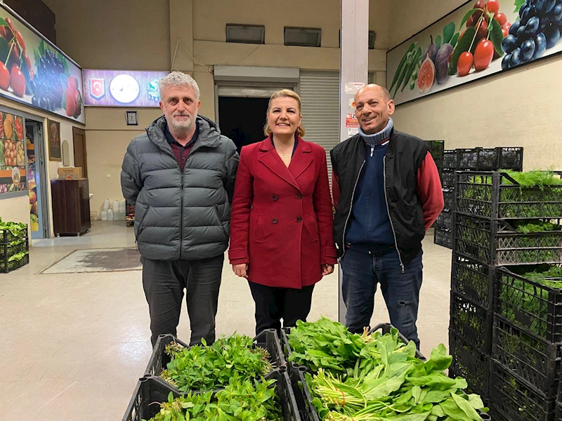 HÜRRİYET, GÜNÜN İLK IŞIKLARIYLA HAL ESNAFINI ZİYARET ETTİ