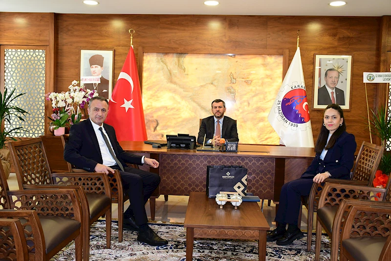Vakıf Katılım Bankası Karabük Şubesinden Belediye Başkanımız Özkan Çetinkaya’ya Ziyaret