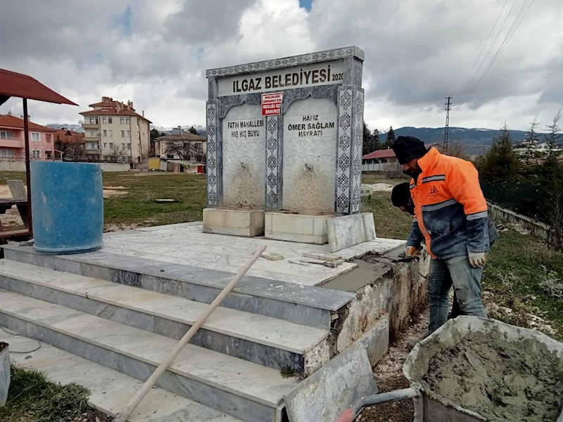 Hış Hış Çeşmelerimizin Bakım ve Onarımlarını Yapıyoruz
