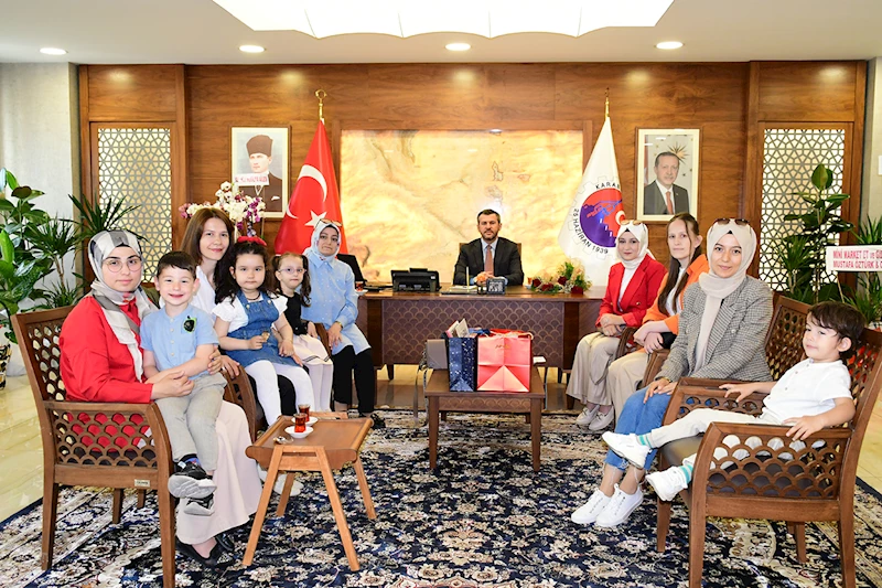 Karabük Mahallesi Sosyal Yaşam Merkezi Kreş Öğrencilerimizden Belediye Başkanımız Özkan Çetinkaya’ya Ziyaret