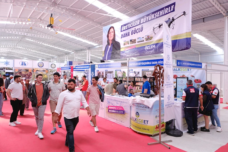 TARIM FUARI’NDA AYDIN BÜYÜKŞEHİR BELEDİYESİ STANDINA YOĞUN İLGİ