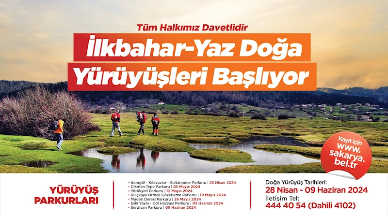 Büyükşehir doğa yürüyüşlerinde yeni dönem başlıyor