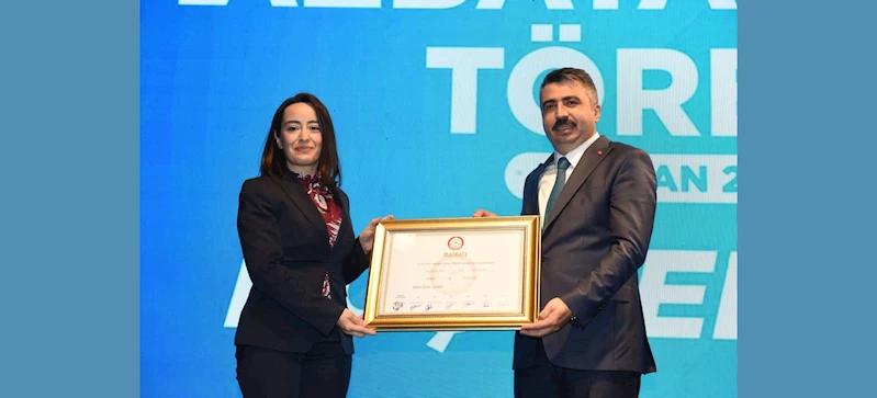 YILDIRIM BELEDİYE BAŞKANI OKTAY YILMAZ MAZBATASINI ALDI