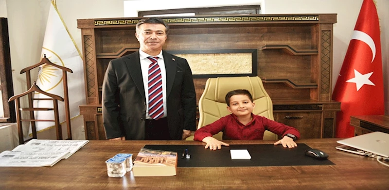 SİVEREK’TE MİNİK BAŞKANLARIN İLK TALİMATI YEŞİL ALAN OLDU