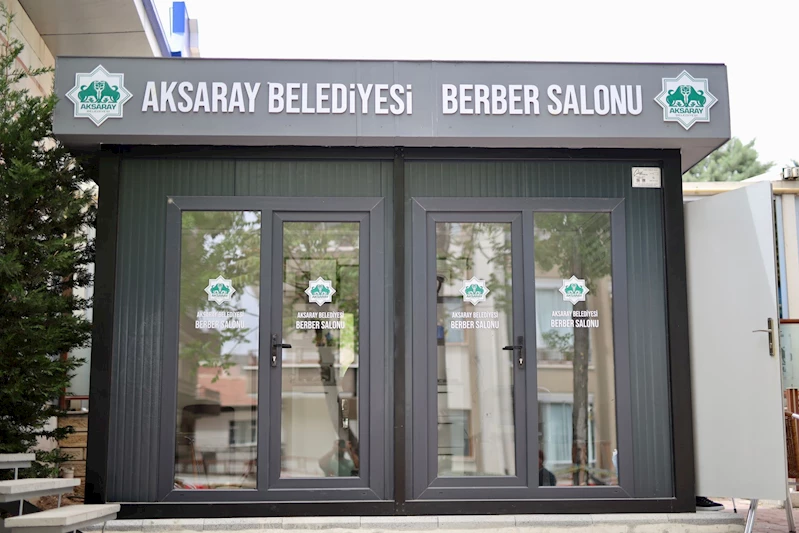 AKSARAY BELEDİYESİNDEN EMEKLİLERE ÜCRETSİZ KUAFÖR HİZMETİ