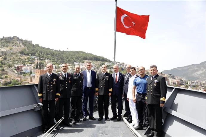 ALANYA PROTOKOLÜ TGC GÖKSU FIRKATEYNİNİ ZİYARET ETTİ
