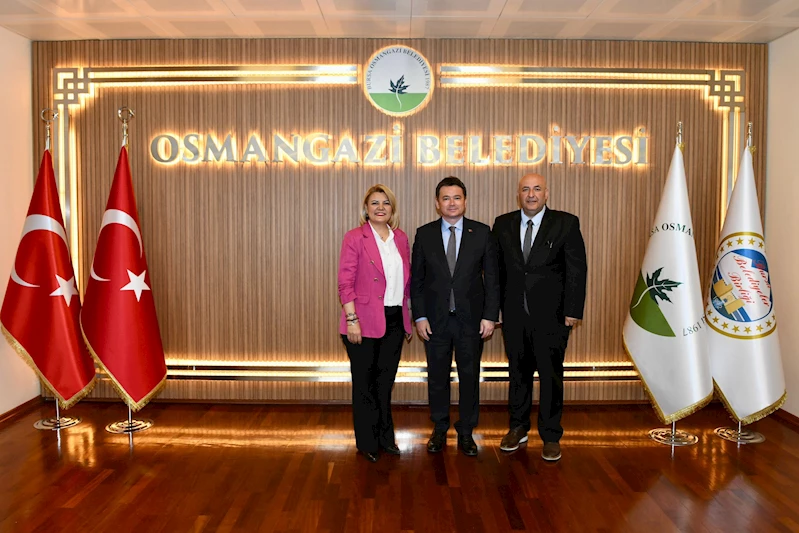 HÜRRİYET’TEN OSMANGAZİ BELEDİYE BAŞKANI ERKAN AYDIN’A HAYIRLI OLSUN ZİYARETİ