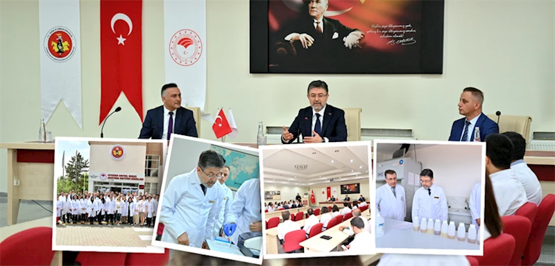 TARIM VE ORMAN BAKANI YUMAKLI, VETERİNER KONTROL MERKEZ ARAŞTIRMA ENSTİTÜSÜNÜ ZİYARET ETTİ