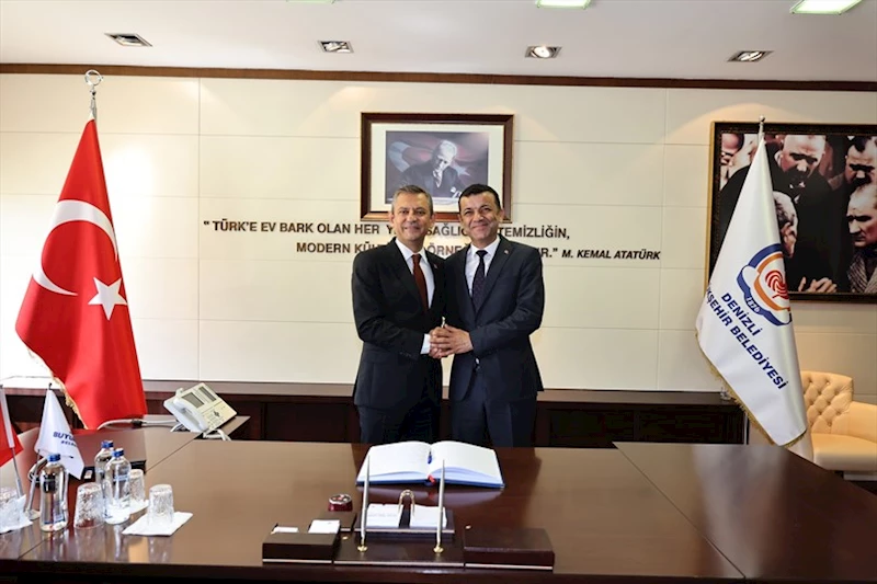 CHP Genel Başkanı Özel’den Başkan Çavuşoğlu’na ziyaret