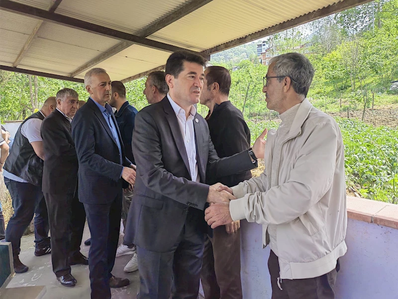Başkan Kaya, kazada hayatını kaybeden Korkmaz’ın cenazesine katıldı