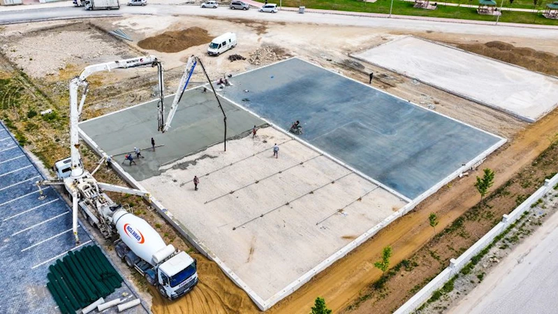 Park Vadi 2. Etapta Spor Alanlarının Temelleri Atıldı.